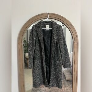 Abercrombie Black and Gray Coat